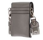 GUESS Latona Flap Chit Chat Phone Bag Pewter