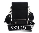 GUESS Latona Flap Chit Chat Phone Bag Black