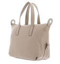 MANDARINA DUCK Mellow Leather Bowling Bag Warm Taupe