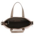 MANDARINA DUCK Mellow Leather Bowling Bag Warm Taupe