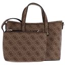 GUESS Latona Mini Tote Latte Logo GUESS Latona Mini Tote Latte Logo