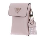 GUESS Latona Flap Chit Chat Phone Bag Light Rose
