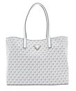 GUESS Vikky II Tote Bag L Stone Logo