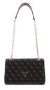 GUESS Noelle Covertible Xbody Flap Bag Brown GUESS Noelle Covertible Xbody Flap Bag Brown