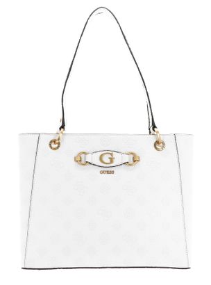 GUESS Izzy Peony Noel Tote Stone Logo