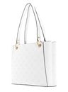 GUESS Izzy Peony Noel Tote Stone Logo GUESS Izzy Peony Noel Tote Stone Logo