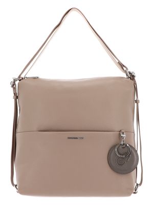 MANDARINA DUCK Mellow Leather Hobo Warm Taupe