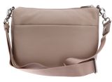 MANDARINA DUCK Mellow Leather Hobo Bag Warm Taupe