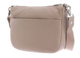 MANDARINA DUCK Mellow Leather Hobo Bag Warm Taupe