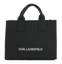 KARL LAGERFELD K / Ikonik 2.0 Rhinestone Shopper Black
