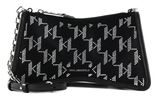 KARL LAGERFELD K / Seven Element Sp Crossbody Bag Rhinestones Black KARL LAGERFELD K / Seven Element Sp Crossbody Bag Rhinestones Black
