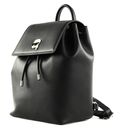 KARL LAGERFELD K / Ikonik 2.0 Leather Flap Backpack Pin Black KARL LAGERFELD K / Ikonik 2.0 Leather Flap Backpack Pin Black