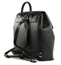 KARL LAGERFELD K / Ikonik 2.0 Leather Flap Backpack Pin Black KARL LAGERFELD K / Ikonik 2.0 Leather Flap Backpack Pin Black