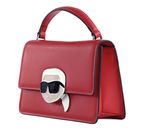 KARL LAGERFELD K / Ikonik 2.0 Leather Crossbody Lock Haute Red