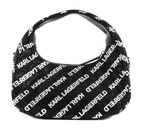 KARL LAGERFELD K / Evening Kushion Hobo Rhinestones S Black