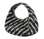 KARL LAGERFELD K / Evening Kushion Hobo Rhinestones S Black