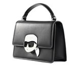 KARL LAGERFELD K / Ikonik 2.0 Leather Crossbody Lock Black