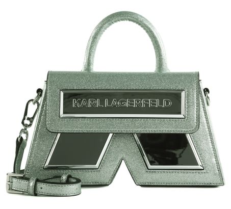 KARL LAGERFELD Icon K SP Crossbody Glitter Light Blue