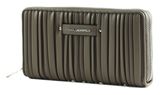 KARL LAGERFELD K / Ikonik 2.0 Continental Zip Wallet Dark Taupe KARL LAGERFELD K / Ikonik 2.0 Continental Zip Wallet Dark Taupe