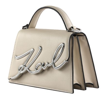Karl Lagerfeld マルチカラー 2way サッチェル バッグ Woven crossbody bag with logo detail brand Karl Lagerfeld