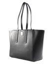 KARL LAGERFELD K / Ikonik 2.0 Leather Tote Pin Black
