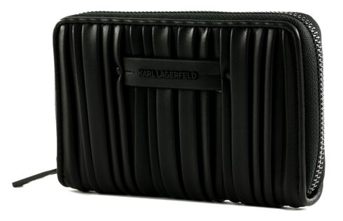 KARL LAGERFELD K / Kushion Zip Wallet M Black