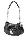 KARL LAGERFELD K / Kameo Shoulderbag Croco Black