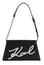 KARL LAGERFELD K / Signature 2.0 Sp Shoulderbag Crystal Black KARL LAGERFELD K / Signature 2.0 Sp Shoulderbag Crystal Black