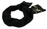 KARL LAGERFELD K / Signature Wool Knit Scarf Black KARL LAGERFELD K / Signature Wool Knit Scarf Black