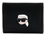 KARL LAGERFELD K / Ikonik 2.0 Leather Wallet Black