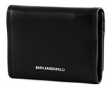 KARL LAGERFELD K / Ikonik 2.0 Leather Wallet Black