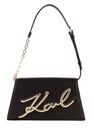 KARL LAGERFELD K / Signature 2.0 Shoulderbag Black / Gold KARL LAGERFELD K / Signature 2.0 Shoulderbag Black / Gold