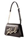 KARL LAGERFELD K / Signature 2.0 Shoulderbag Black / Gold KARL LAGERFELD K / Signature 2.0 Shoulderbag Black / Gold