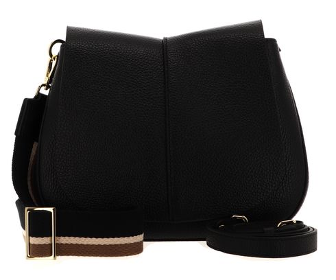 GIANNI CHIARINI Helena Round Crossbody Bag Nero