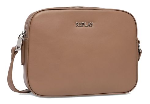 REPLAY Crossbody Bag Dirty Pale Beige
