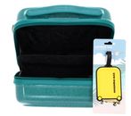 MANDARINA DUCK Logoduck + Glitter Beauty Case Glitter Green MANDARINA DUCK Logoduck + Glitter Beauty Case Glitter Green