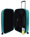 MANDARINA DUCK Logoduck + Glitter Expandable Trolley M Glitter Green MANDARINA DUCK Logoduck + Glitter Expandable Trolley M Glitter Green