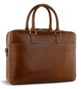 bugatti Briefcase Cognac