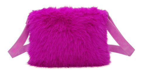 Fritzi aus Preußen Fur Crossbody Bag Pink
