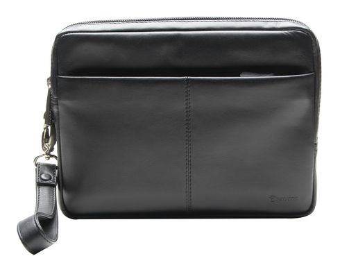 Esquire Oxford Wristlet Bag Black