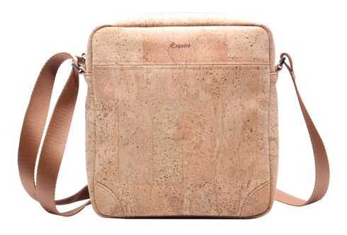 Esquire Kork Large Crossbody Bag L Natural