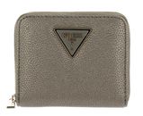 GUESS Meridian Small Zip Around Wallet Pewter GUESS Meridian Small Zip Around Wallet Pewter