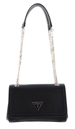 GUESS Noelle Covertible Xbody Flap Bag Black