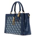 GUESS G James Logo Girlfriend Satchel Denim Logo