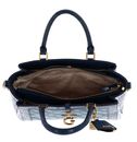 GUESS G James Logo Girlfriend Satchel Denim Logo