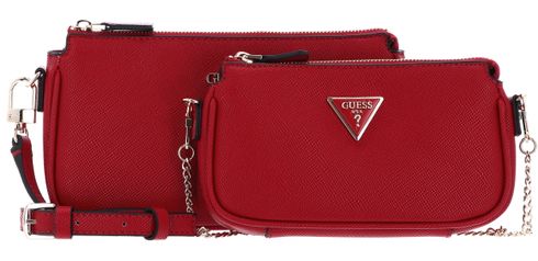 GUESS Noelle Double Pouch Crossbody Red