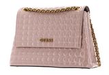 GUESS Tia Convertible Crossbody Flap Rosewood GUESS Tia Convertible Crossbody Flap Rosewood