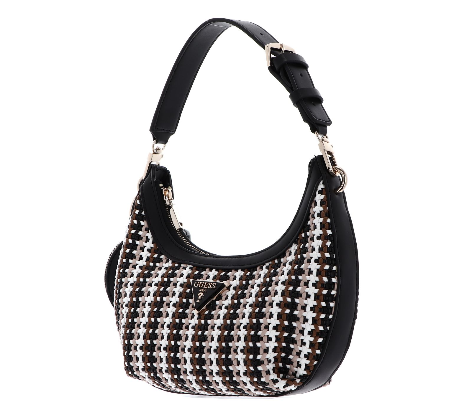 GUESS shoulder bag Emelda Crossbody Top Zip Black Multi | Buy bags 