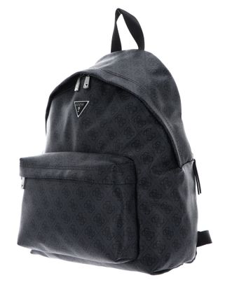 【GUESS】VENEZIA BCKPCK W FRONT POCKET GUESS backpack Venezia Backpack Front Pocket Dark Black