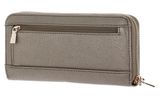 GUESS Meridian SLG Large Zip Around Wallet Pewter GUESS Meridian SLG Large Zip Around Wallet Pewter